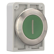 Eaton - Frontelement für Drucktaster Drucktaste RMQ-Titan M30I-FD-G-X1 flach tastend grün