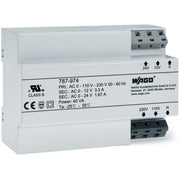 WAGO - Wechselstromversorgung Transformatorstromversorg. 787-974 AC230V, AC12-24V