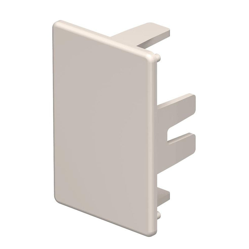 OBO Bettermann - Endstück für Leitungsführungskanal Endstück WDK HE30045CW 30x45mm cws − 10 Stück