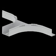 Unex - T-Stück für Kabelrinne T-Abzweiger 66078 lichtgrau, 60x75mm − 2 Stück
