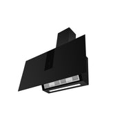 Amica - Dunstabzugshaube Kaminhaube KHF 666 600 S Pure, 60 cm,sw Glas
