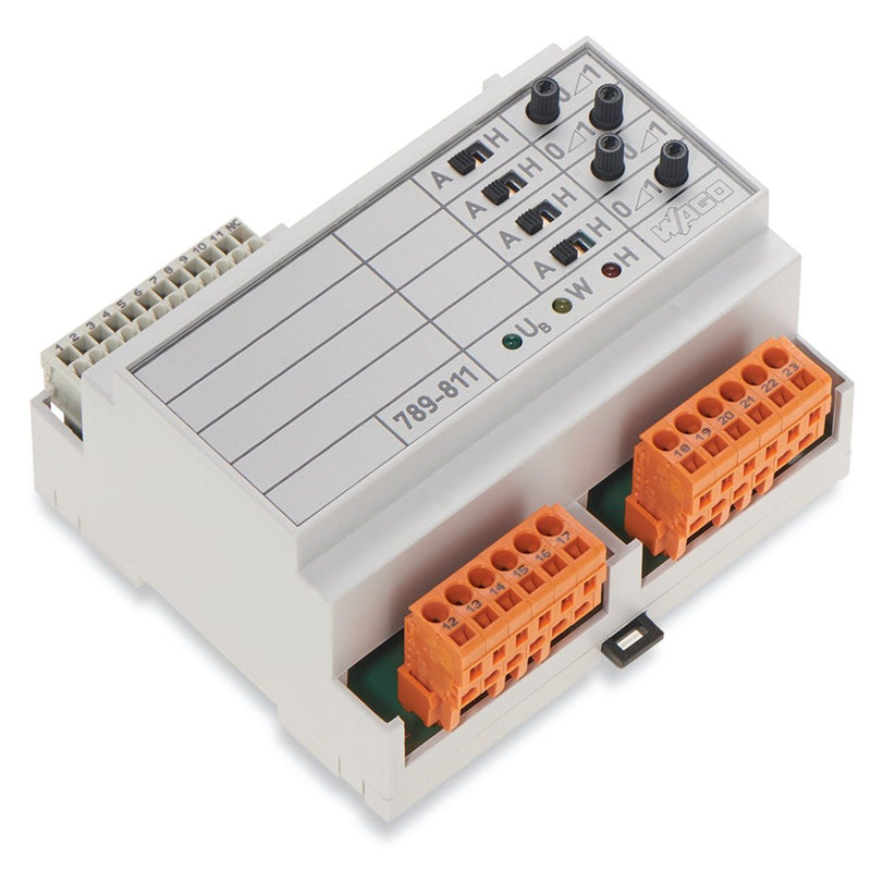 WAGO - Befehls- und Meldegeräte-Kombination im Gehäuse Handbedienmodul 789-811 analog 4 Ausgänge