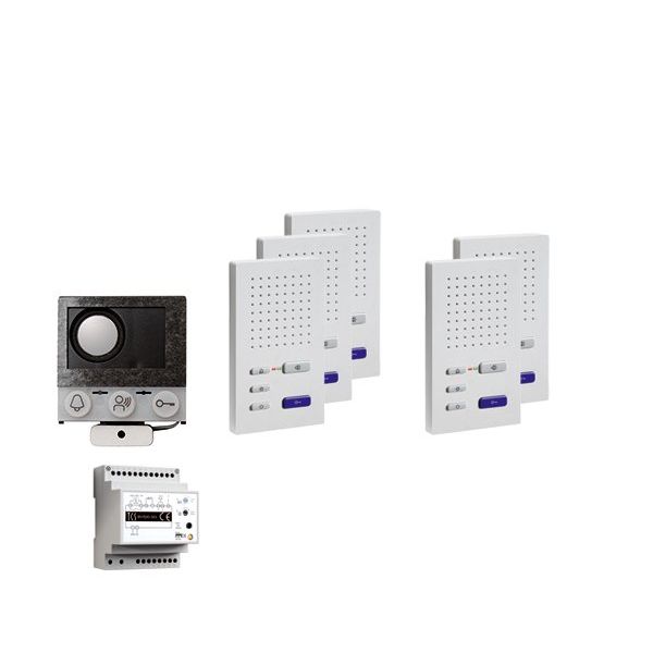 TCS Tür Control - Türsprech-Set audio:pack Einbau PAIF050/004 für 5 Wohneinheit − 1 Stück