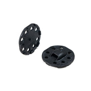 HellermannTyton - Befestigungssockel und -element für Kabelbinder Pastensockel 22,6x22,6 mm PMB3-PA666V0-BK PA666V0, schwarz − 100 Stück