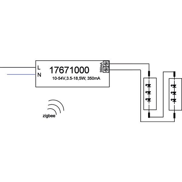 Brumberg Leuchten - LED-Betriebsgerät LED-Konverter Zigbee 17671020 350mA 3,5-18,5W