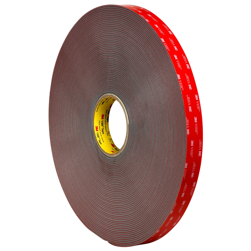 3M - Klebeband doppelseitig 4991F/IPS grau, 19mm x5,5m − 4 Stück