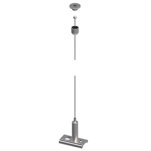 LTS Licht&Leuchten - Mechanisches Zubehör/Ersatzteile für Leuchten Drahtseilabhängung 3m NEOAS/9500KIT13/3000