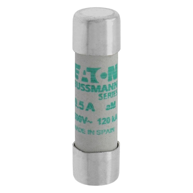 Eaton - Zylindrische Sicherung Sicherungseinsatz C10M0.5 0.5 A, AC 500 V − 10 Stück