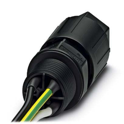 Phoenix Contact - Geräteanschluss für steckbare Gebäudeinstallation Wanddurchführung QPD W 3PE1 #1414678 3+PE, 0,5-1,5qmm