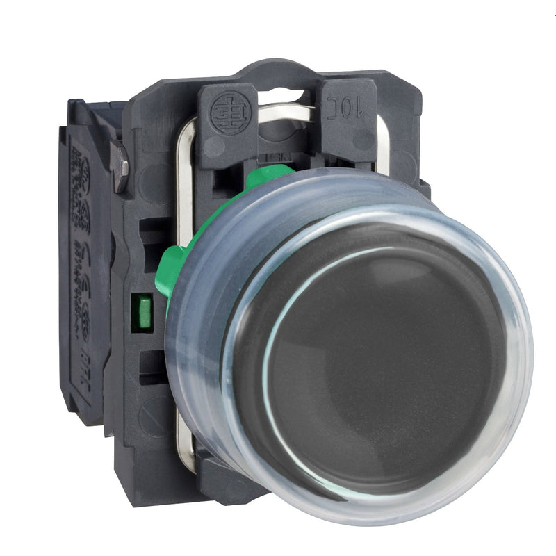 Schneider Electric - Drucktaster, Komplettgerät Drucktaster +Silikonkappe XB5AP21 schwarz, 1S, tastend