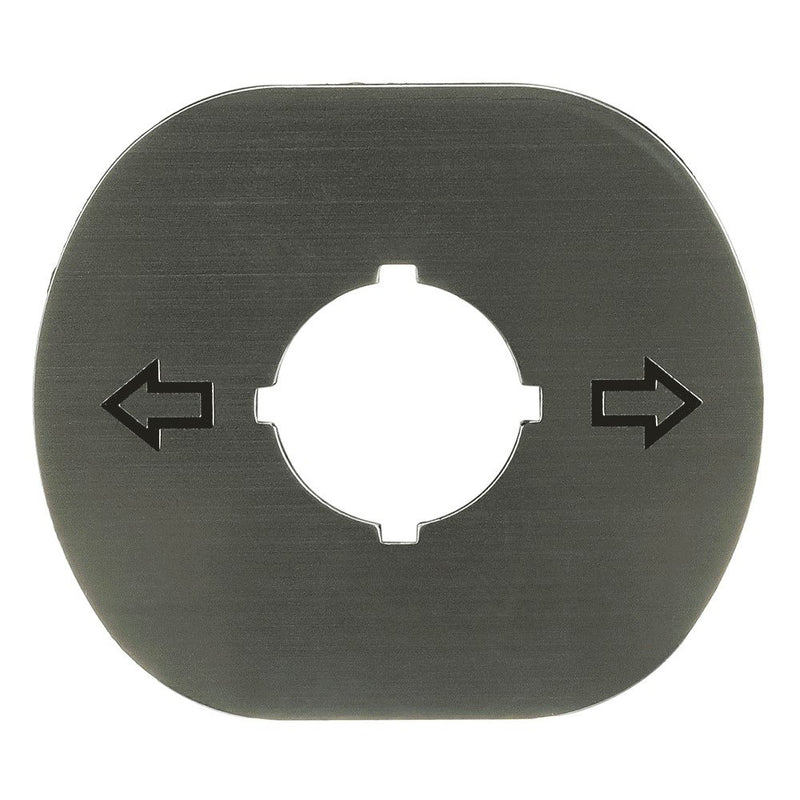 ABB Stotz S&J - Tastenplatte für Befehls- und Meldegeräte Unterlegschild MA6-1241 mit Pfeilen