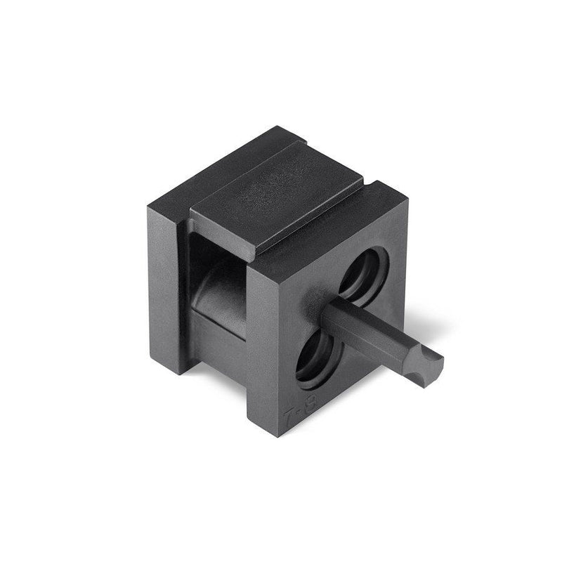 HellermannTyton - Kabelführung für Gehäuse/Schränke Zweifachtülle VP-S_2/7-8 VarioPlate 7-8 mm − 20 Stück