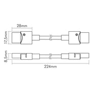Nobile - Zubehör/Ersatzteile für Lichtschlauch/-band Verbinder flexibel 5er Set 5011510685