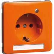 Peha - Schalter-/Steckdosenkombination Steckdose SCHUKO orange H80.651133SINALEDEK6 LED ohne Krallen