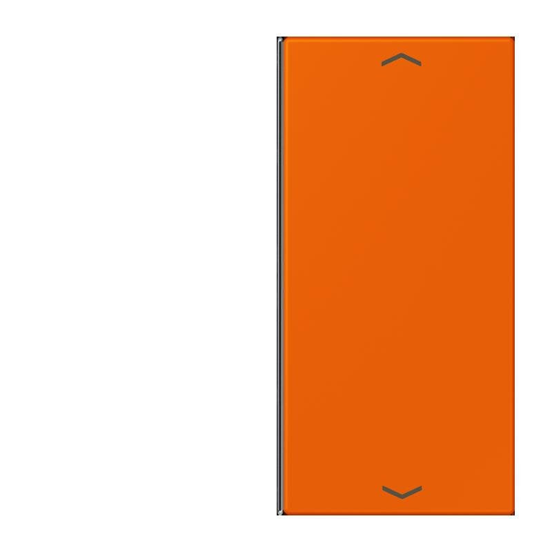 Jung - Abdeckung/Bedienelement für Installationsschalterprogramme Taste 2fach m. Pfeilsymb. LC 402 TSAP 224 orange