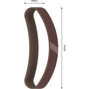 Bosch - Schleifpapier/Schleifvlies PRO X440 Schleifband, 100 2608607263 x 610 mm 120 10-tlg