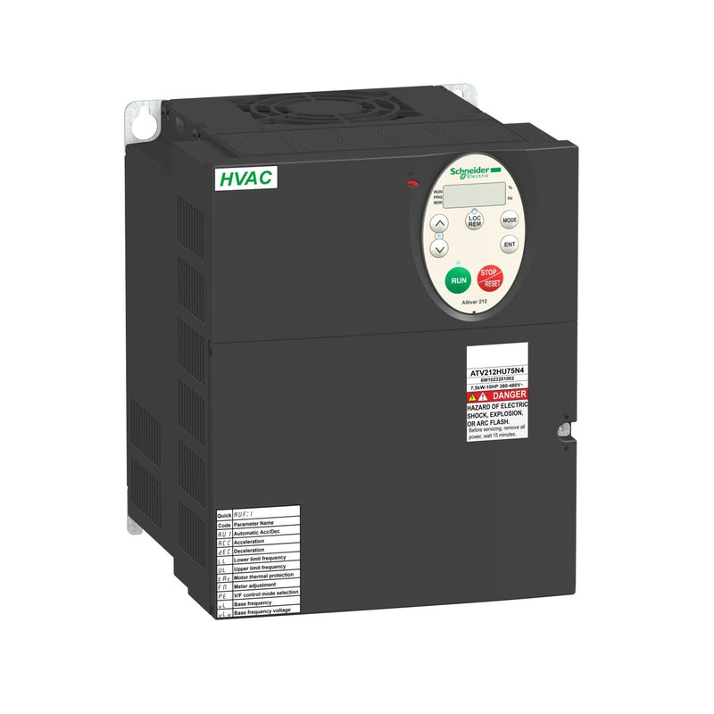 Schneider Electric - Frequenzumrichter =< 1 kV Frequenzumrichter ATV212HD11N4 11KW 480V 3PH,IP20 − 1 Stück