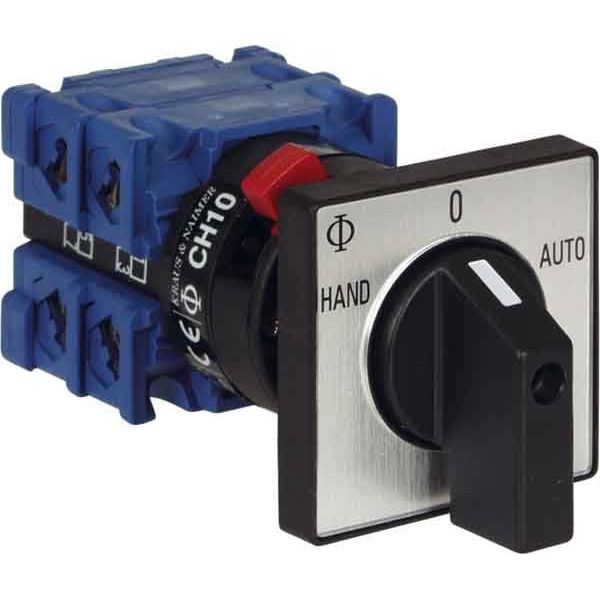 Kraus&amp;Naimer - Lastschalter Umschalter CH10 A211-621 FT2 60Schaltwinkel,2pol  − 1 Stück
