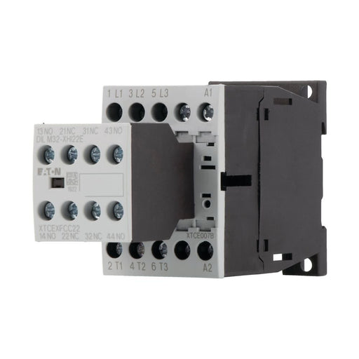 Eaton - Leistungsschütz zum Schalten von Wechselstrom Leistungsschütz DILM7-22(24VDC) 3kW, 2S, 2Ö
