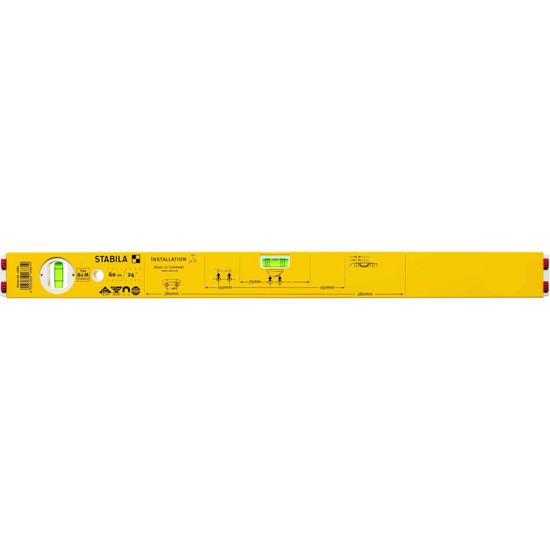 Stabila - Wasserwaage Leichtmetall-Wasserwaage 80M installat. 60cm
