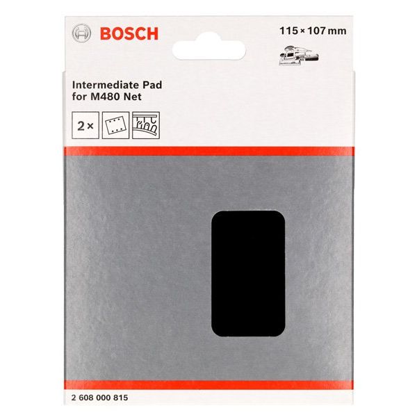 Bosch - Stützteller für Schleifwerkzeug Schleiftellerschoner, 2608000815 115 x 107 mm, 2x