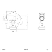 EVN Lichttechnik - Downlight/Strahler/Flutlicht LED-Gartenspot PLCS65151502 3000K IP65 anth