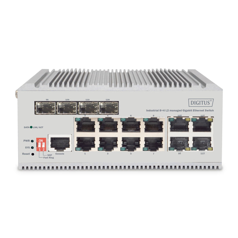 DIGITUS - Netzwerk Switch Netzwerk-Switch DN-651145 8+4-Port L2