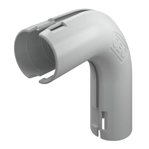 OBO Bettermann - Bogen für Installationsrohre Quick-Pipe-Bogen 3000 BMS M25 LGR 90 Grad − 5 Stück