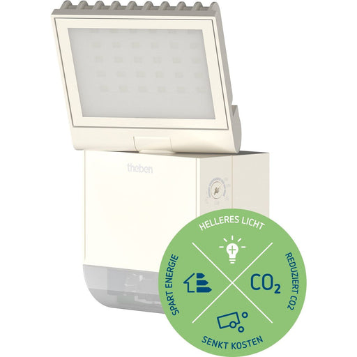 Theben - Downlight/Strahler/Flutlicht LED-Strahler theLeda S8-100 WH 8 Watt, ws − 1 Stück by Theben
