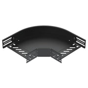 OBO Bettermann - Bogen für Kabelrinne Bogen 90° für Kabelrinne RB 90 620 FSK SW horizontal 60x200