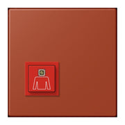 Jung - Behindertenelement für Installationsschalterprogramme Notrufsystem Ruftaster NRS LC 0834 RT 232 locre rouge