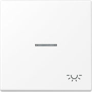 Jung - Abdeckung/Bedienelement für Installationsschalterprogramme Wippe 1-fach LS 990 KO5 L WWM schneeweiß matt