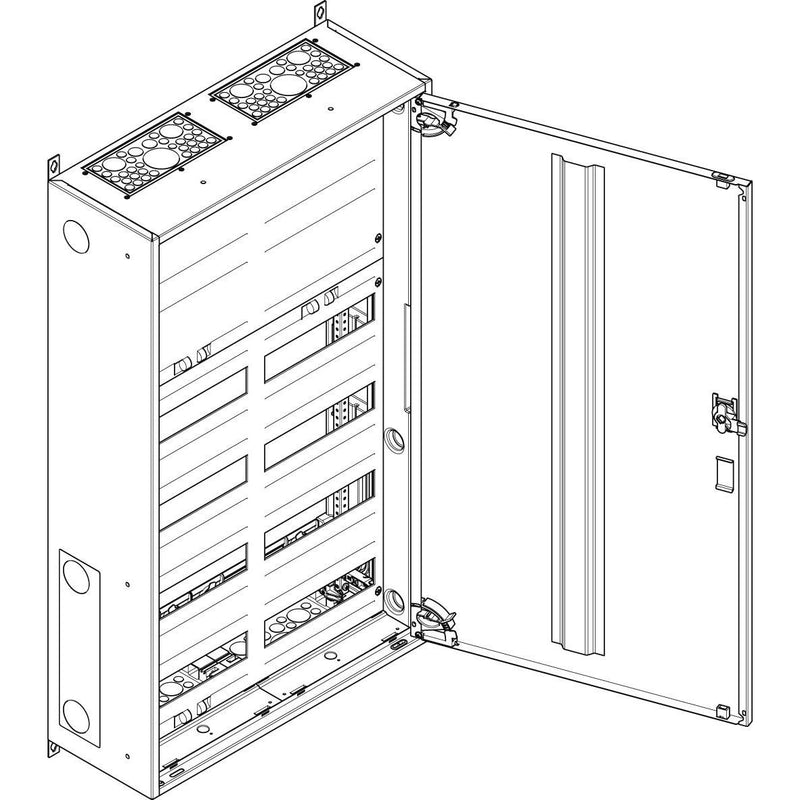 ABN - Zähler-Komplettschrank Wandgehäuse S26RK042 IP43 SK2
