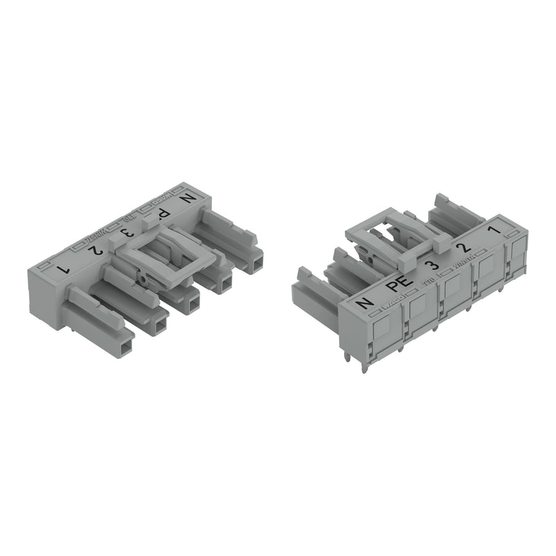 WAGO - Leiterplattensteckverbinder Buchse für Leiterplatten 770-845/011-000/062- abgew.,5-polig,gr − 50 Stück