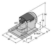 Turck - Passiver Sensor-/Aktor-Verteiler (ohne Leitung) Schnellmontagehalterung BS-18Q40