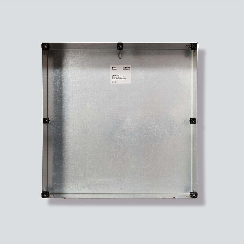 Siedle&Söhne - Montageelement für Türstation Briefkasten-Unterputzgehäu GU CL BF3 01 Classic, Stahlbl. vz