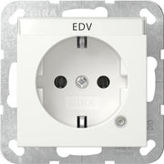 Gira - Steckdose Kontroll+BSF 445227 Reinweiß