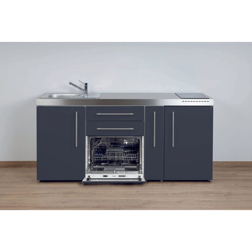 Stengel - Mini-Küche Miniküche Premiumline MPGSSG180AKSGSIKFrBl Schiefergrau