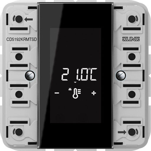 Jung - Bussystem-Mehrfach Bediengerät KNX-Raumcontroller-Modul CD 5192 KRM TS D kompakt 2-fach