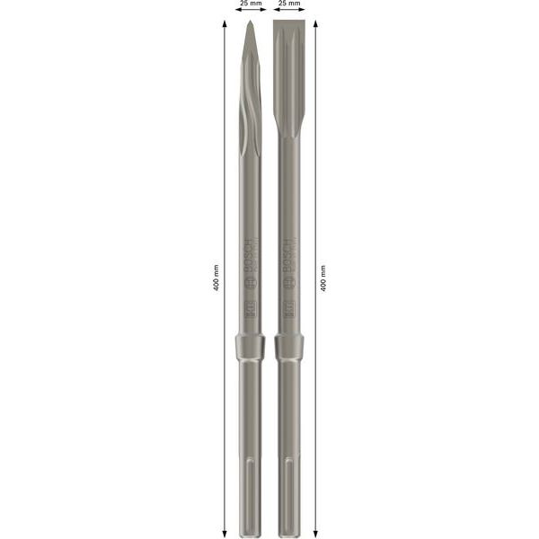 Bosch - Werkzeugset PRO SDS max-5C Meißelset, 2607017368 25 25x400 400 400