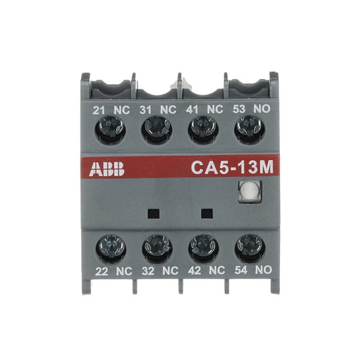 ABB Stotz S&J - Hilfsschalterblock Hilfskontaktblock CA5-13M 4-polig, 1S+3Ö