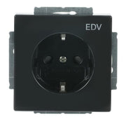 Busch-Jaeger - Steckdose Schuko-Steckdose anth 20 EUCKS/DV-81 mit Aufdruck EDV