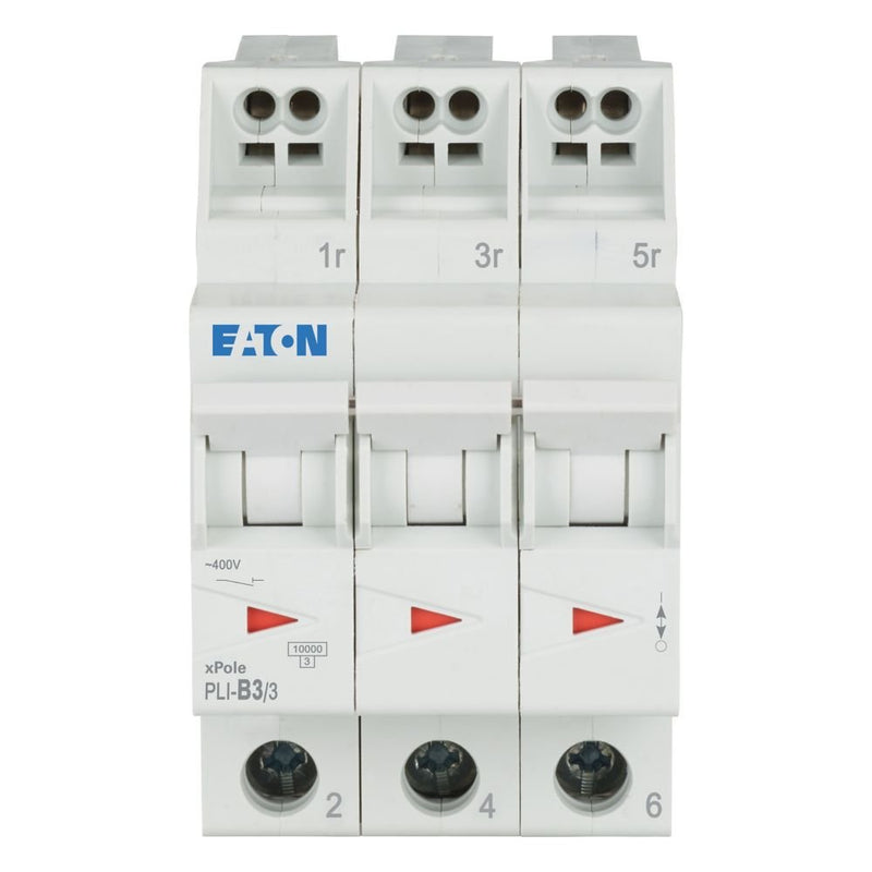 Eaton - Leitungsschutzschalter PLI-B3/3 3 A, 3p,Steckkl. B