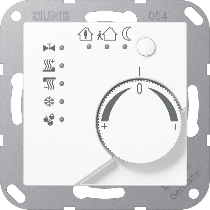 Jung - Bussystem-Raumtemperaturregler KNX Stetigregler aws A 2178 TS WW mit int.Busankoppler