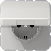 Jung - Steckdose SCHUKO-Steckdose 16A 250V CD 1520 BFKIKL LG Klappdeckel