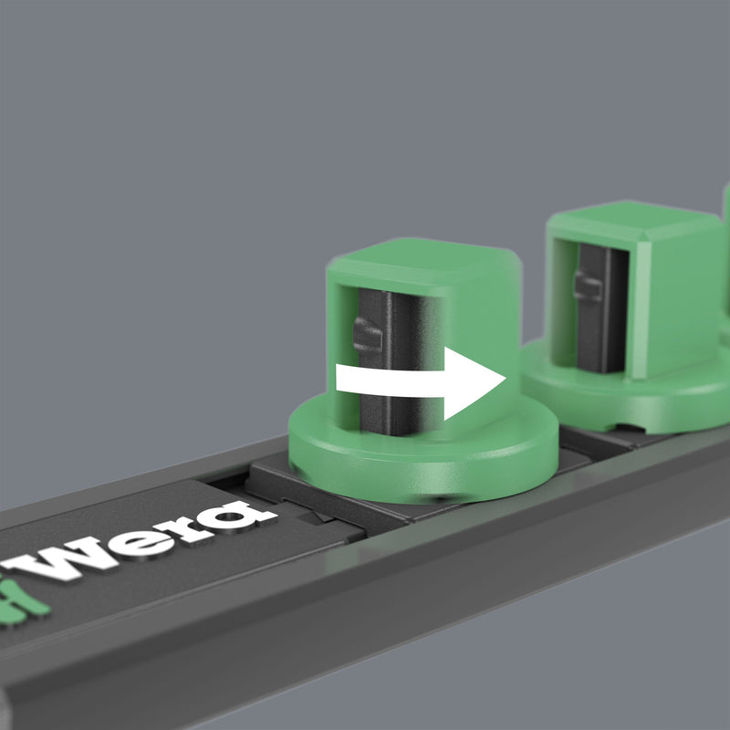 Wera - Steckschlüsselset Nuss-Magnetleiste 05005440001 B Deep 1