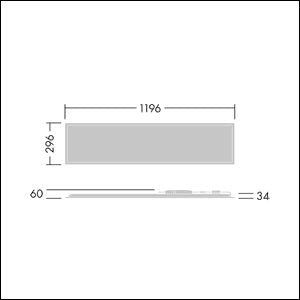 Thorn - Decken-/Wandleuchte LED-Einbauleuchte BETA3 3200 #96800038 830