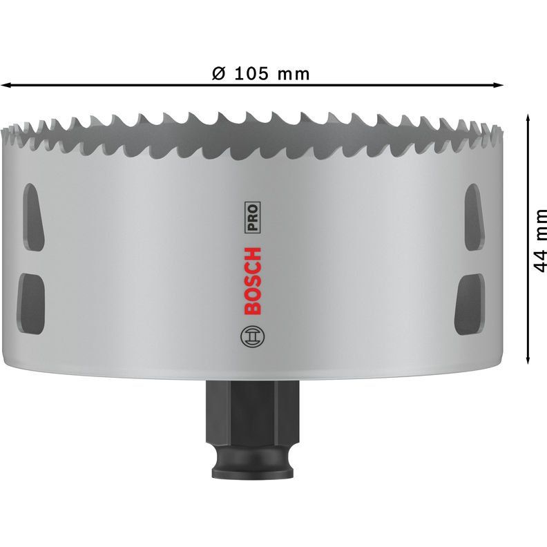 Bosch - Lochsäge PRO Multi Material PC Plus 2608594411 Lochsäge, 105 mm