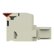WAGO GmbH & Co. KG - Ein- und mehrpolige Klemmenleiste 1-Leiter-Federleiste Hebel 832-1104 Push-inCAGECLAMP,lgr − 20 Stück