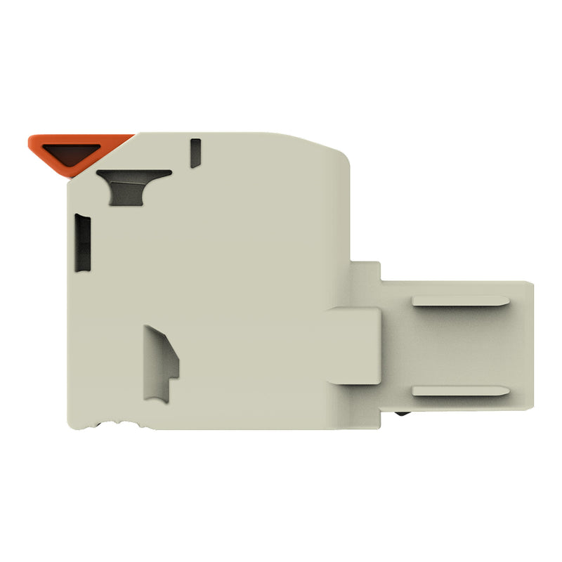 WAGO GmbH & Co. KG - Ein- und mehrpolige Klemmenleiste 1-Leiter-Federleiste Hebel 832-1104 Push-inCAGECLAMP,lgr − 20 Stück